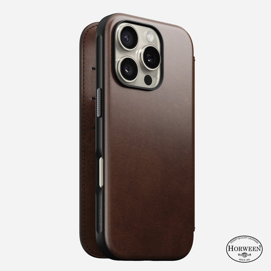 Modern Folio Leather Case iPhone 16PRO