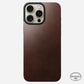 Magnetic Leather Back for iPhone 16 Pro