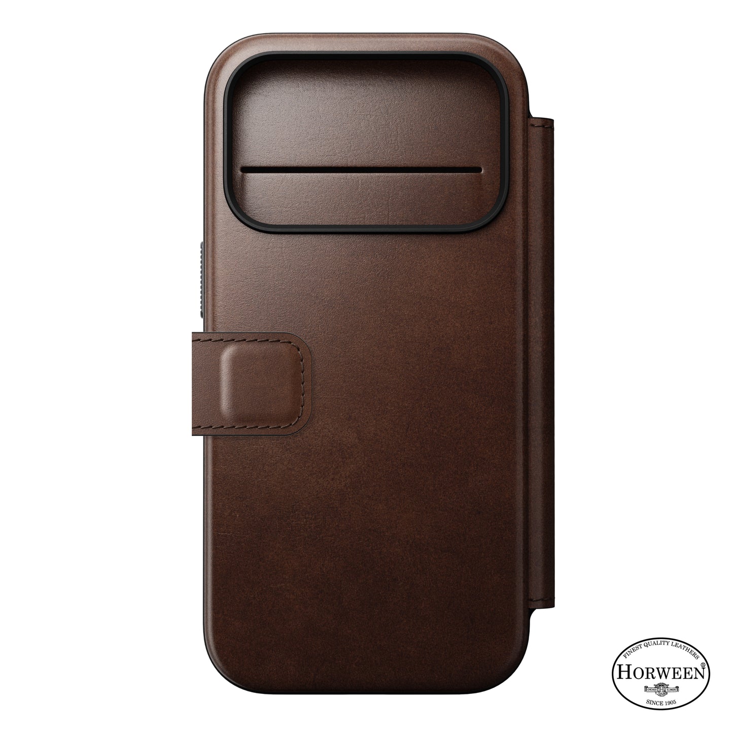 Modern Leather Folio for iPhone 17
