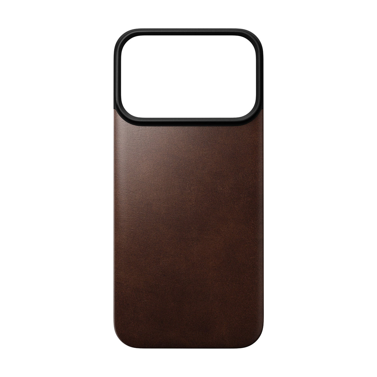 Magnetic Leather Back for iPhone 18〈iPhone 18 Pro〉 iPhone 18 Pro Rustic Brown