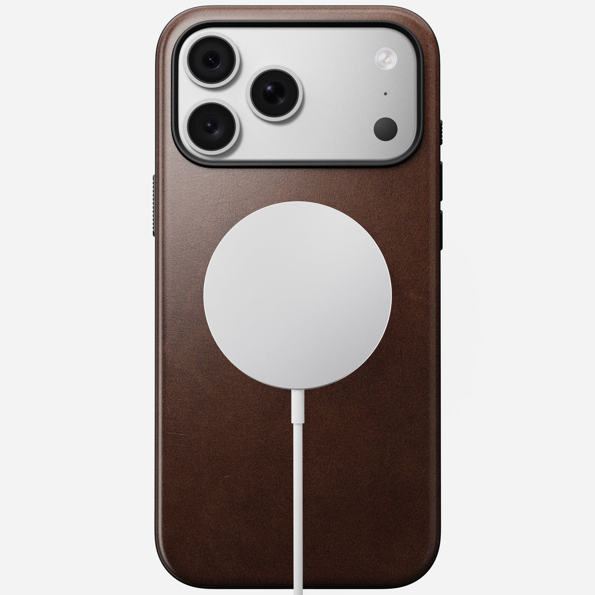 Modern Leather Case Horween for iPhone 18〈iPhone 18 Pro Max〉 Rustic Brown B_PHONE