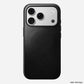 Modern Leather Case Horween for iPhone 18〈iPhone 18 Pro〉 Black D_PHONE