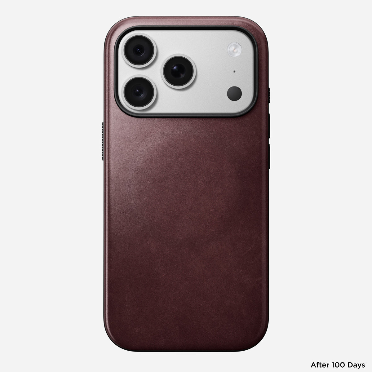 Modern Leather Case Horween for iPhone 18〈iPhone 18 Pro〉 Burgundy D_PHONE