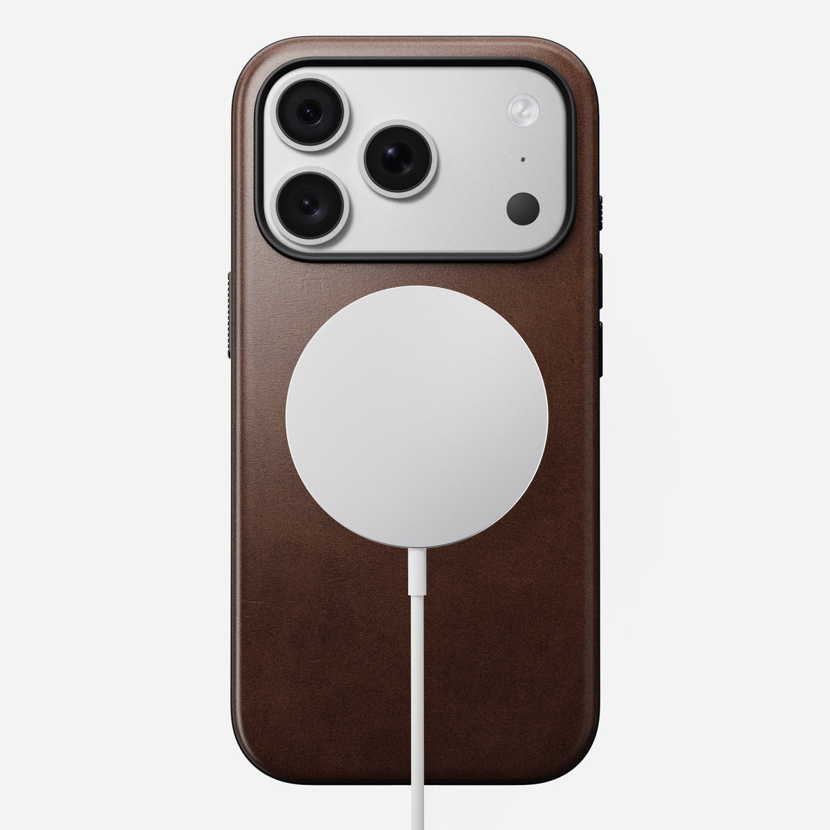 Modern Leather Case Horween for iPhone 18〈iPhone 18 Pro〉 Rustic Brown B_PHONE