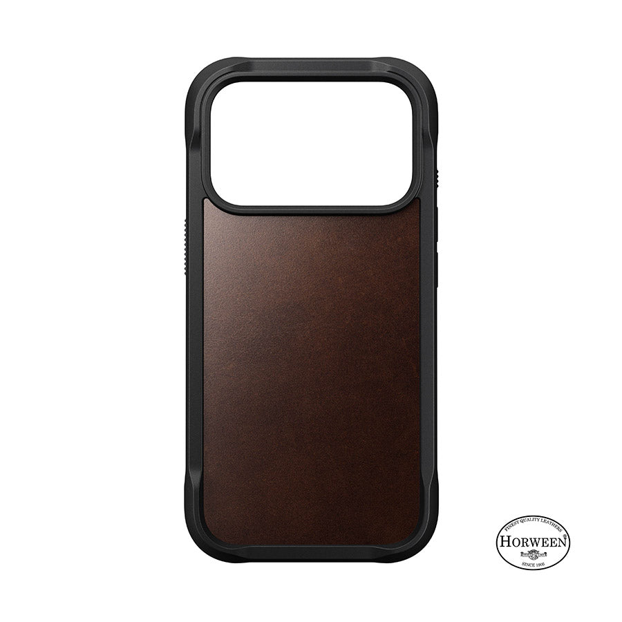 Rugged Leather Case for iPhone 17 – presume