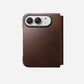 Traditional Leather Folio Horween for iPhone Fold Rustic Brown B_PHONE