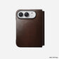Traditional Leather Folio Horween for iPhone Fold Rustic Brown D_PHONE