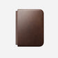 Traditional Leather Folio Horween for iPhone Fold Rustic Brown E