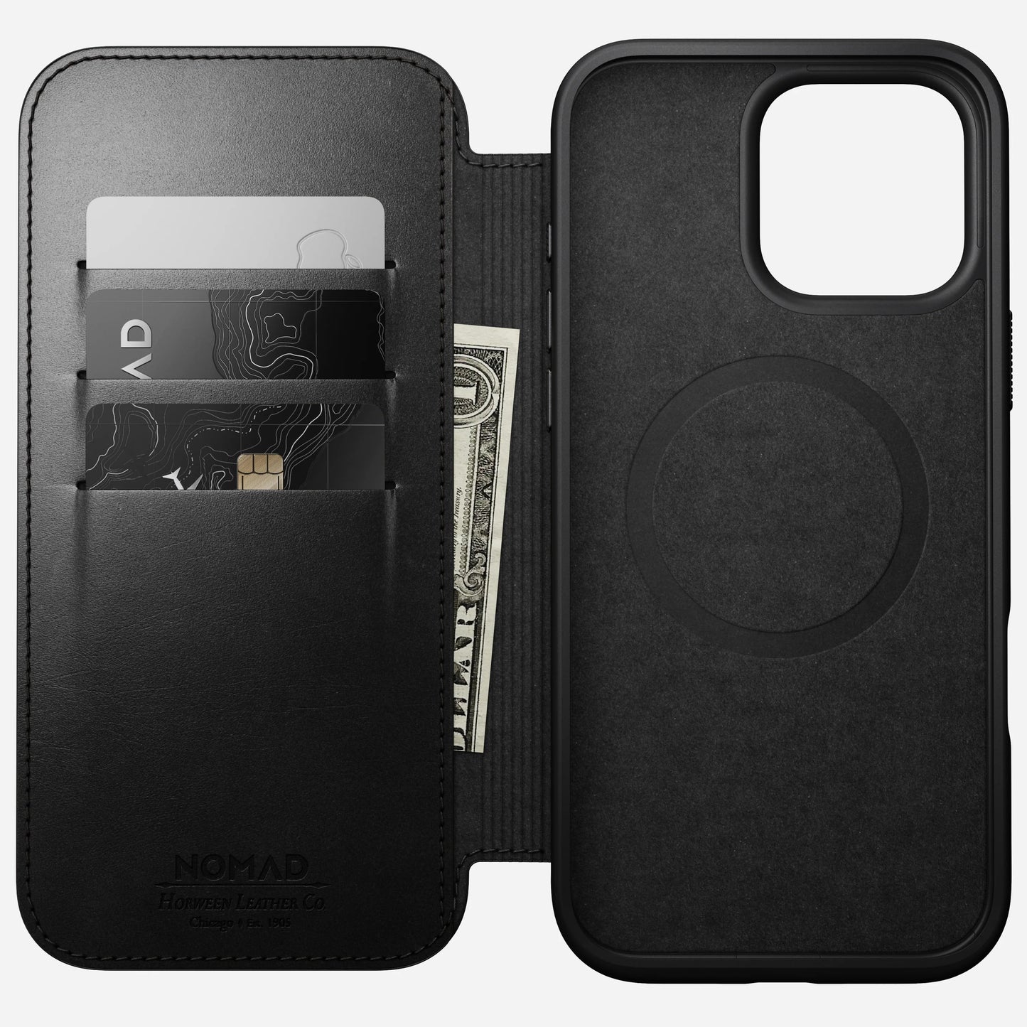 Modern Folio Leather Case iPhone 16PRO