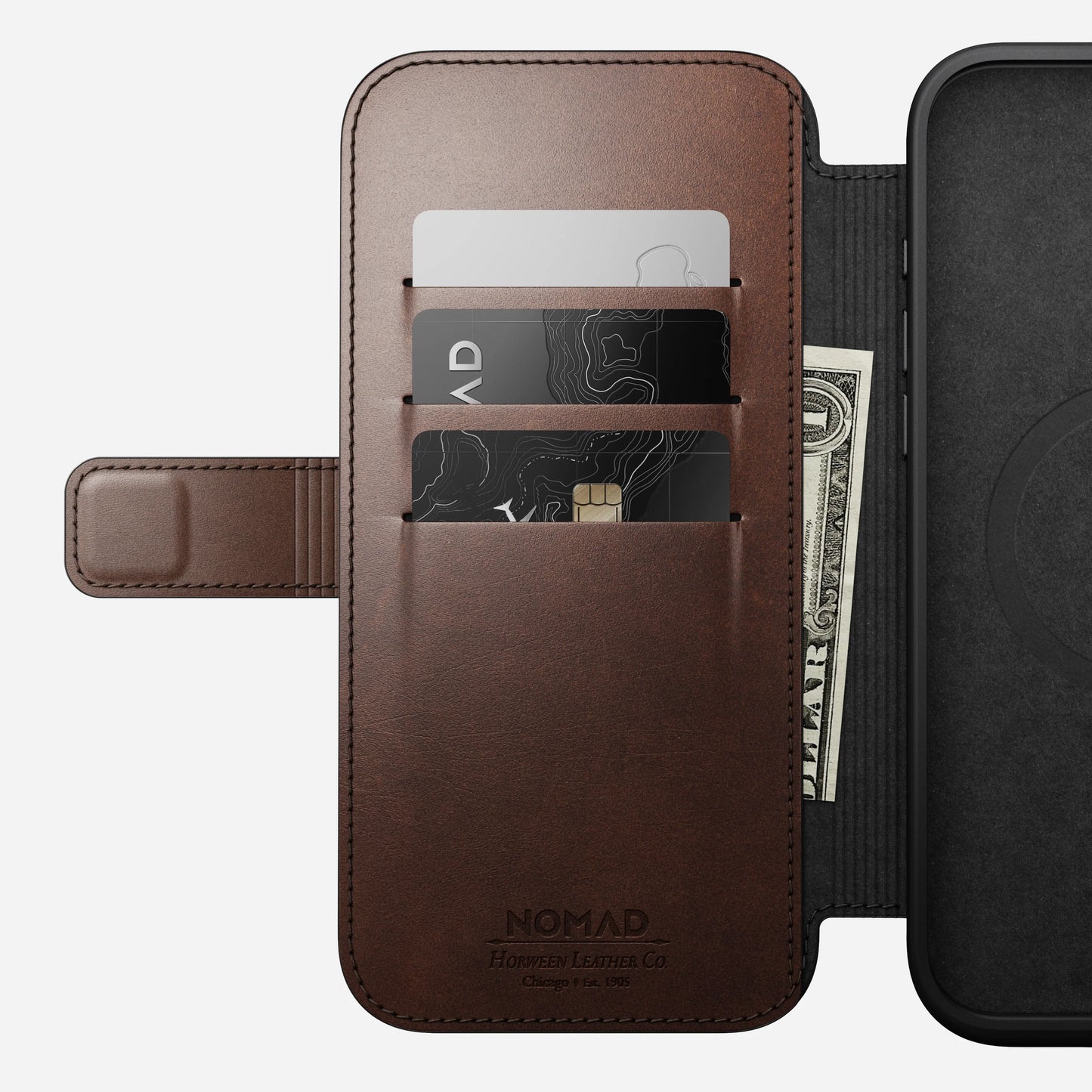 Modern Folio Leather Case iPhone 16PRO