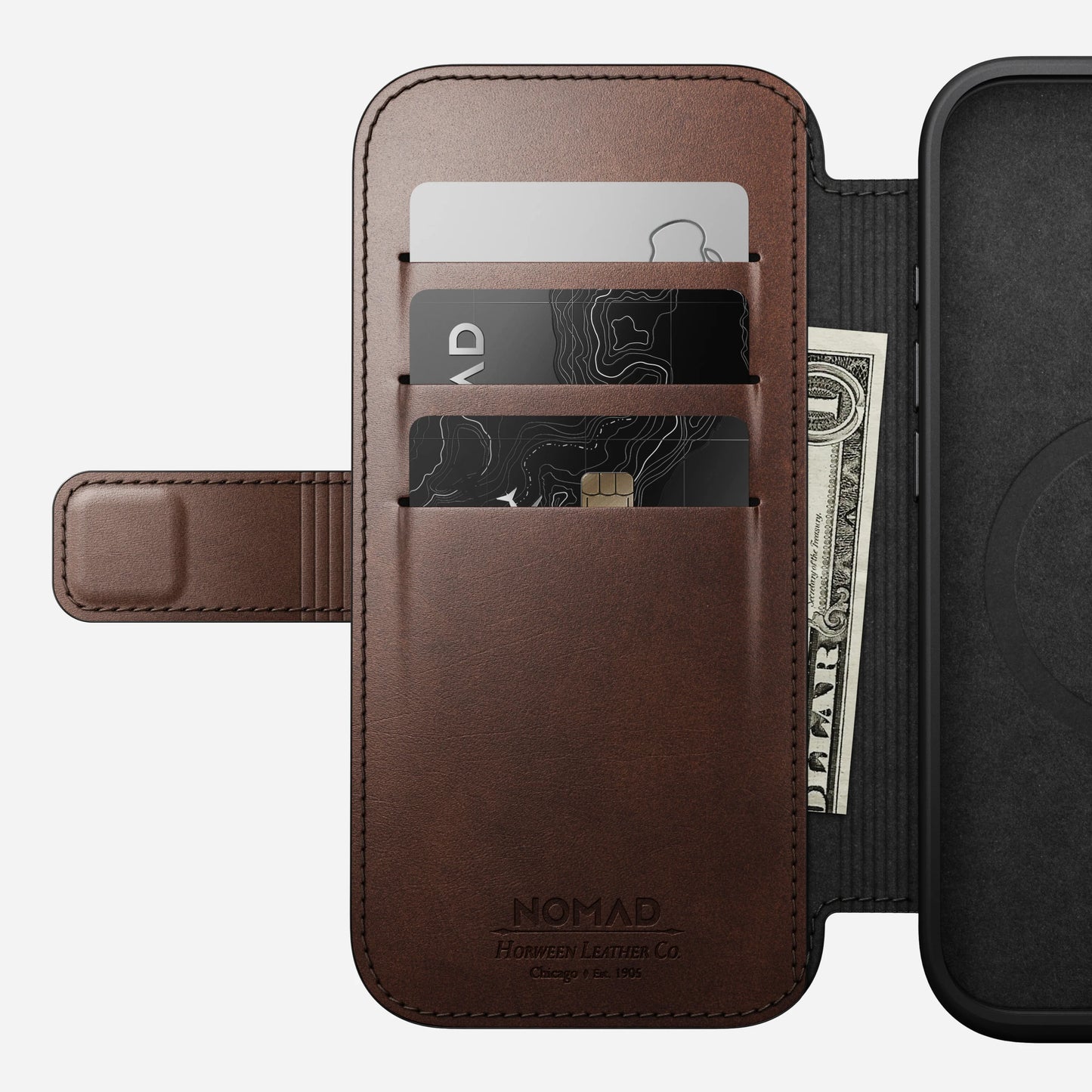 Modern Folio Leather Case iPhone 16PRO